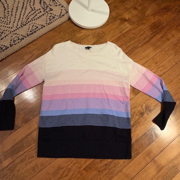 Talbots stripe me up sweater. Worn‎ once - Picture 1 of 3